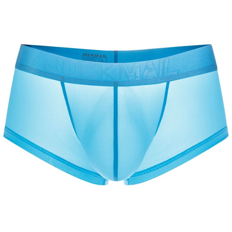 Boxer Shorts Modal - Jockmail hommes culottes Sexy Boxer translucide