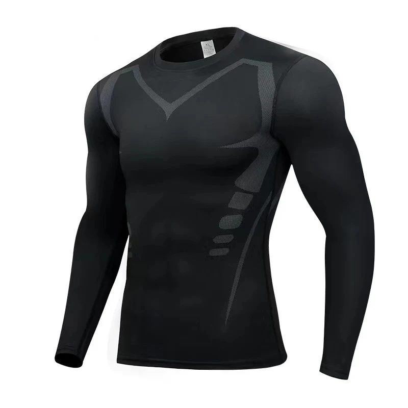 T Shirt Tight Fit - T-shirt de sport à manches longues