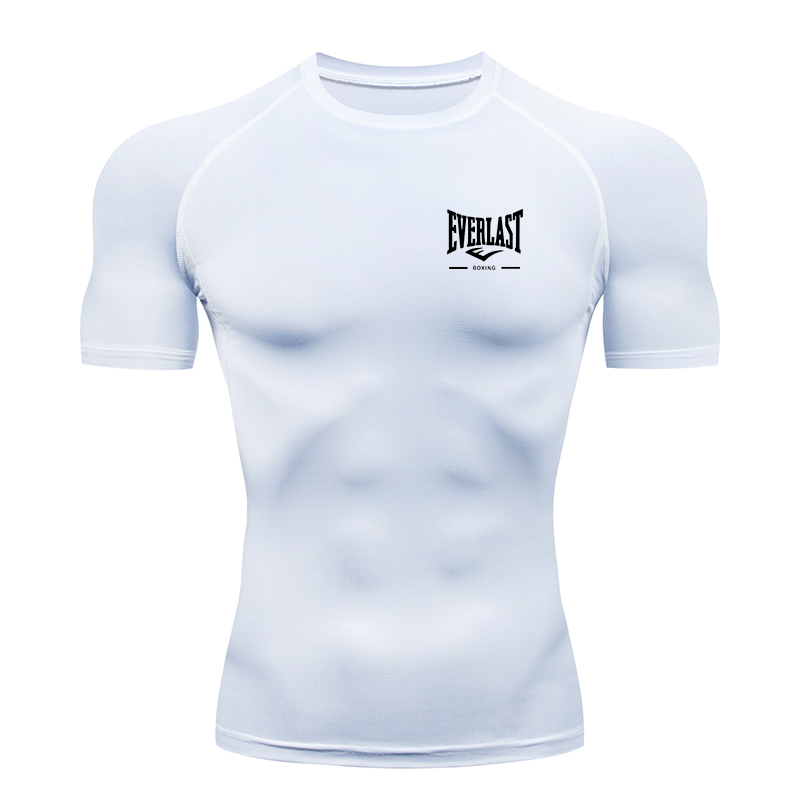 T Shirt Tight Fit - T-shirt de sport pour homme, nouveau