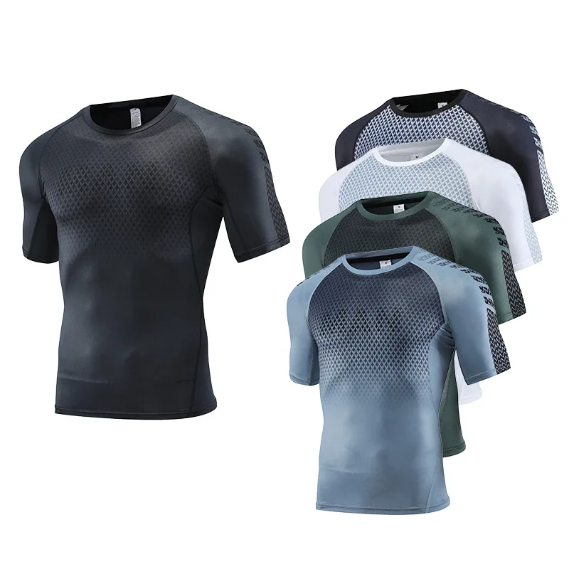Haut de Sport pour hommes, T-s - T Shirt Tight Fit avis et prix